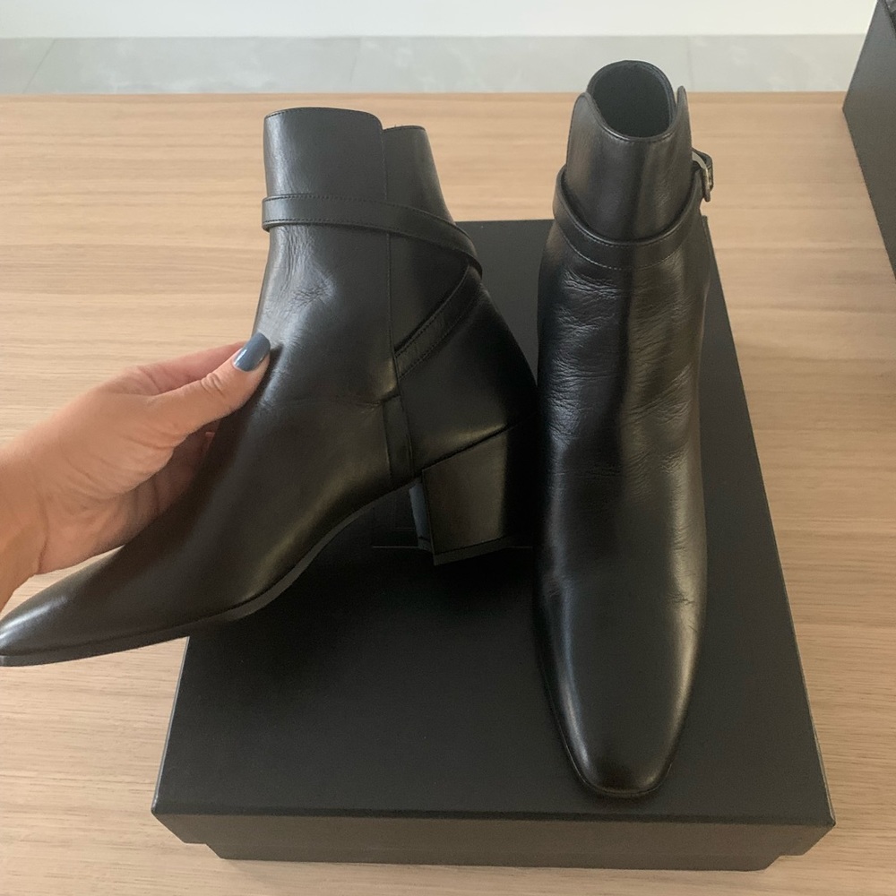 Saint Laurent Leather Boots